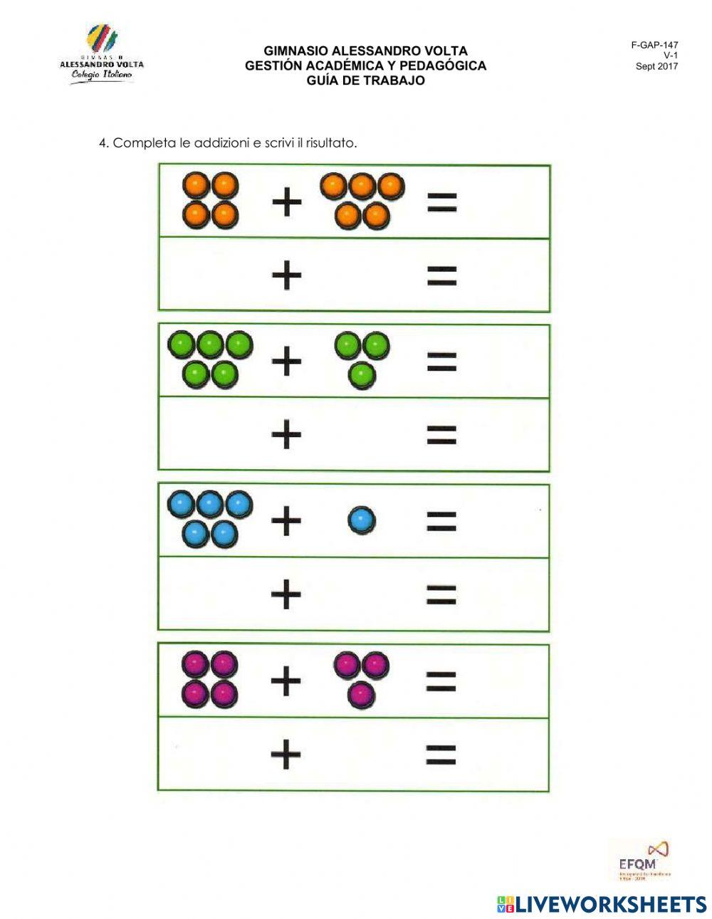 Actividad matemáticas E