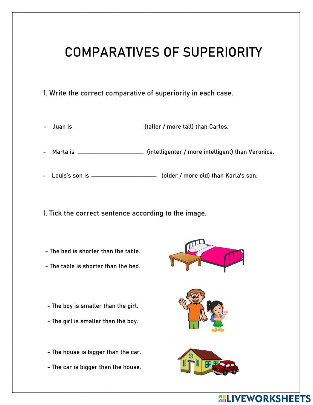 Comparatives of superiority