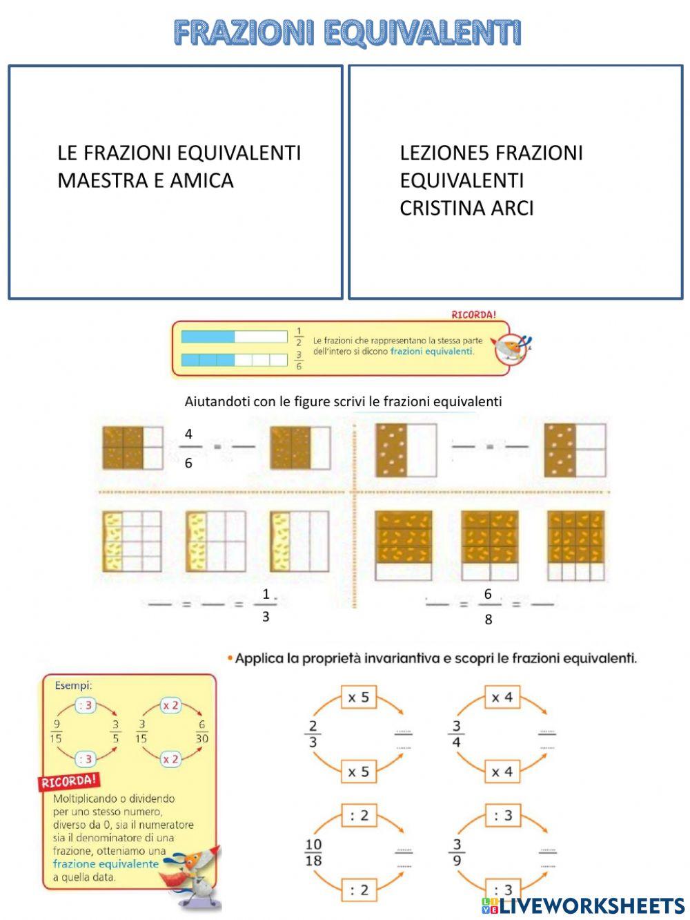 Frazioni equivalenti