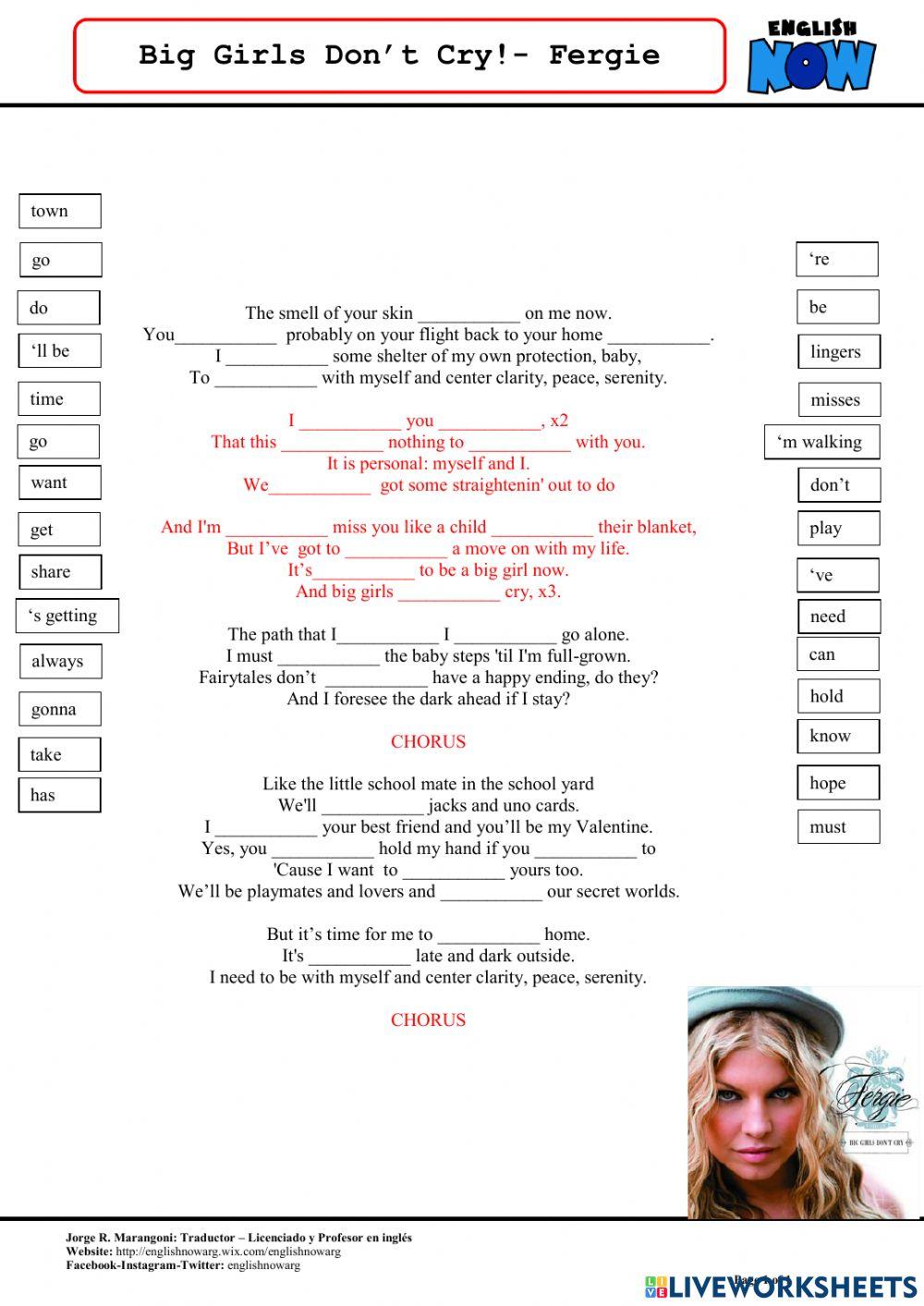 Big girls don't cry - Ferigie