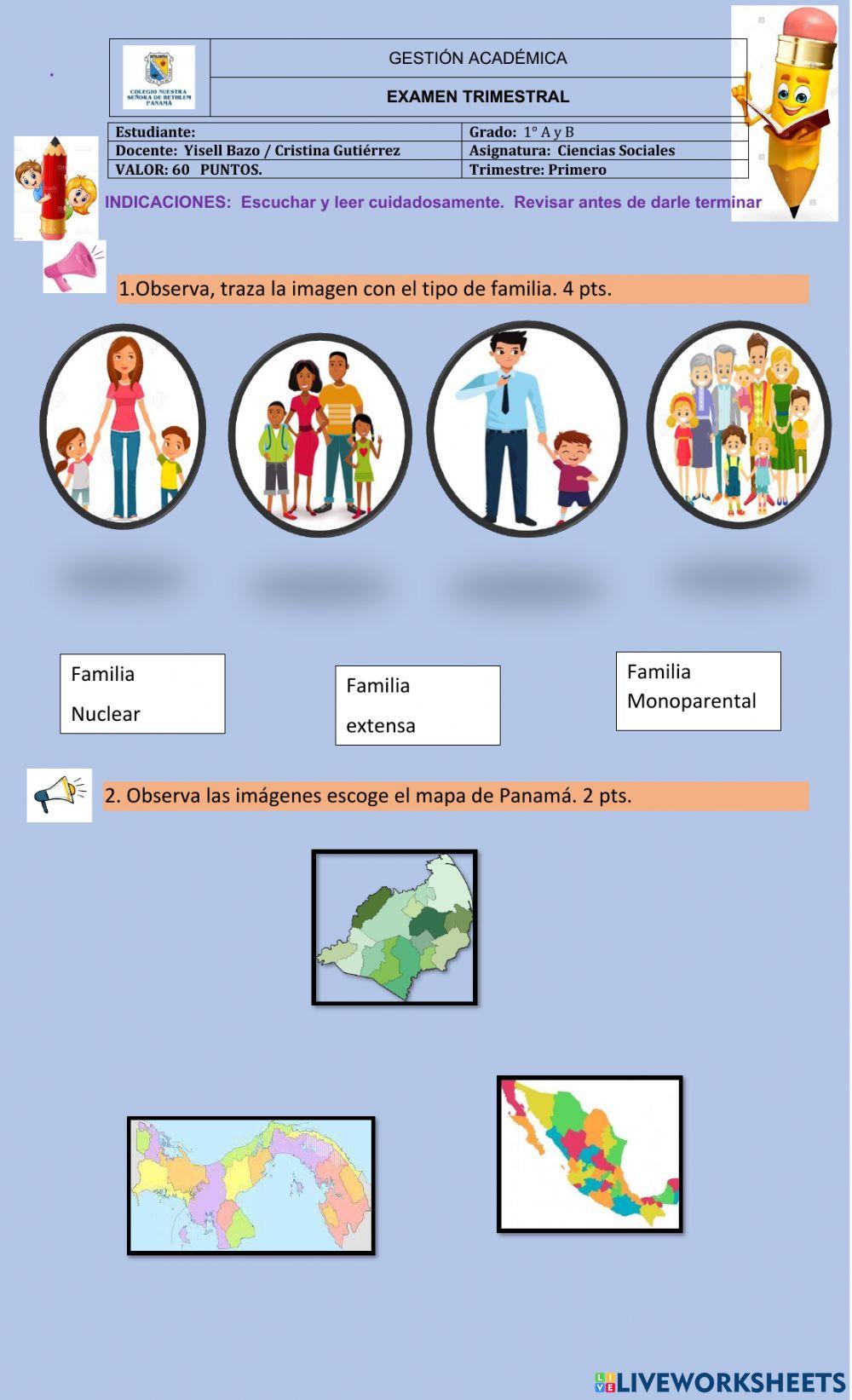 Conocimientos  ciencian sociales generales
