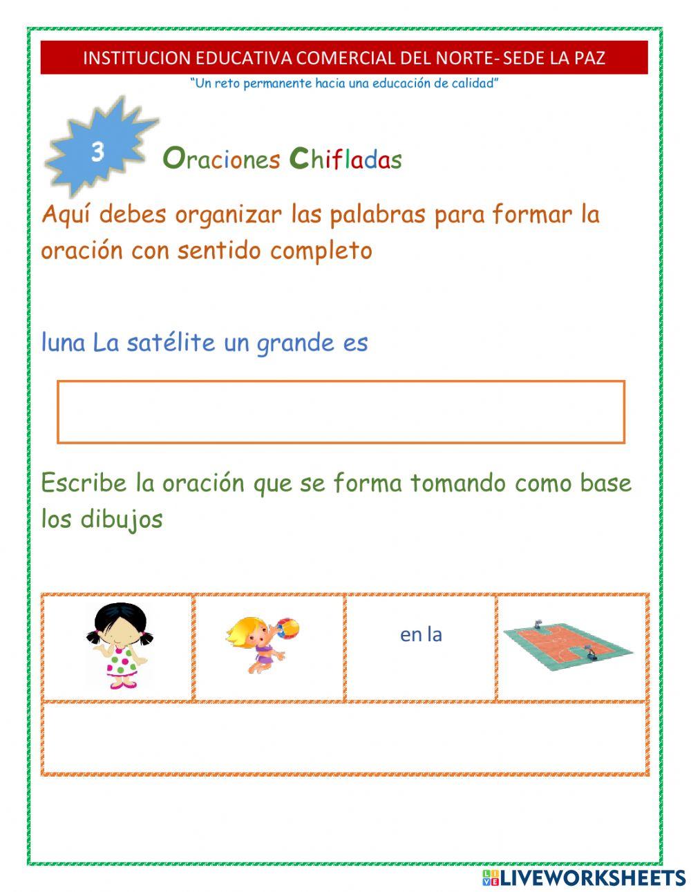 Español primer grado