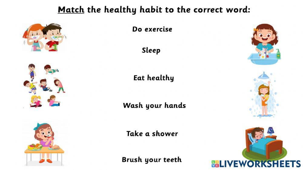 Healthy Habits Activity