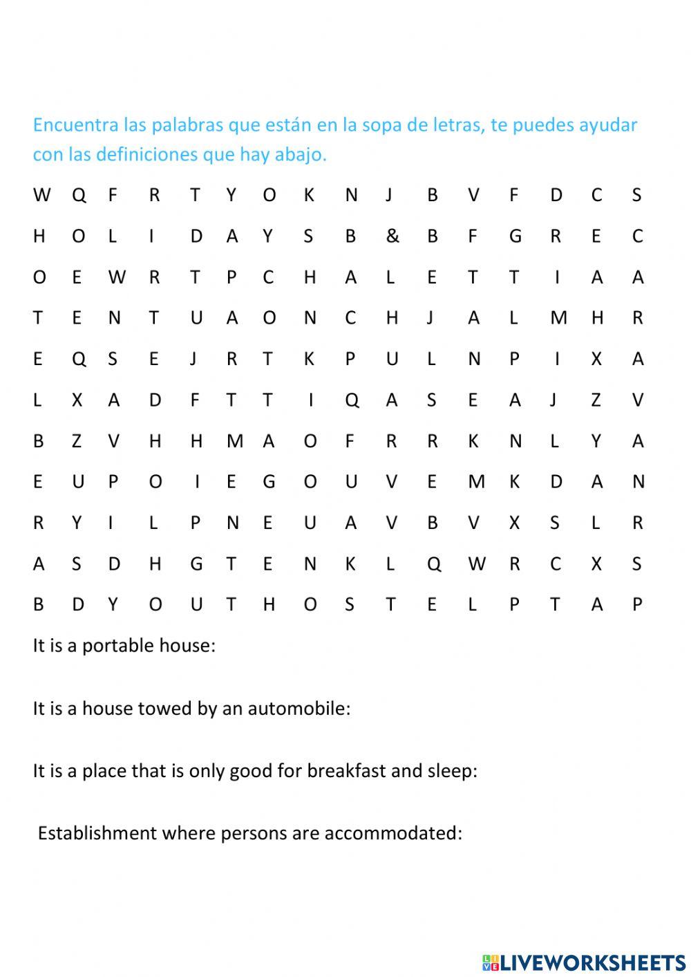 Futuro simple y vocabulario inglés