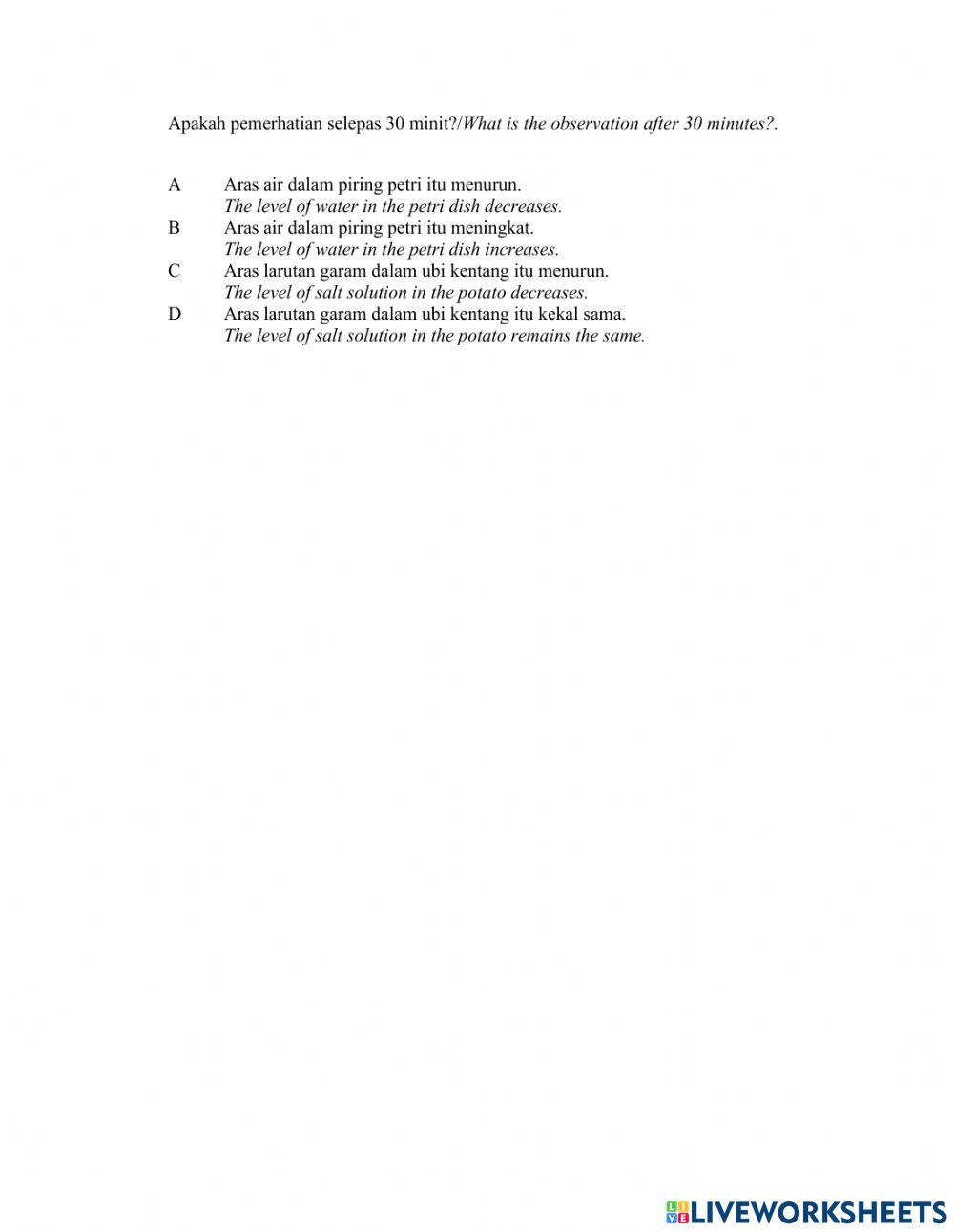 Pergerakan Bahan Merentasi Membran Plasma