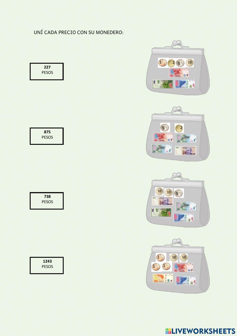 Billetes y monedas (Hasta 2000)