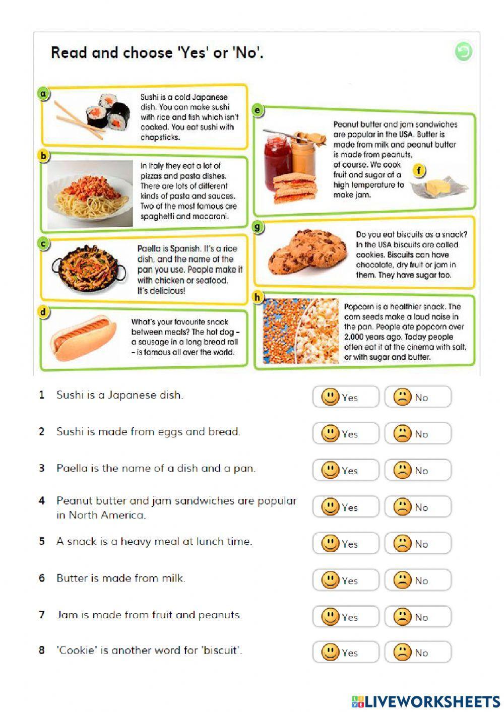 Food around the world