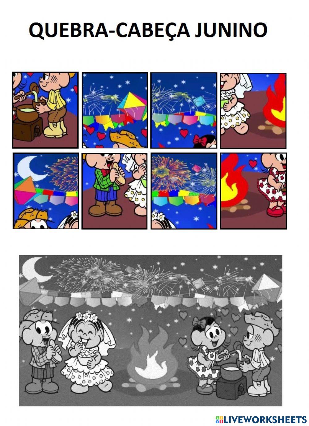 Quebra-cabeça junino