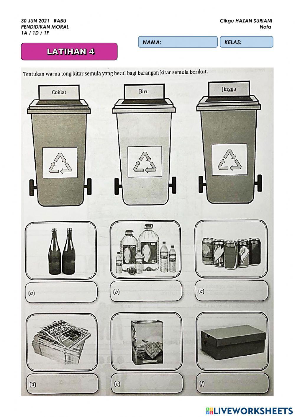 LATIHAN 4: Unit 11 - MASYARAKAT PRIHATIN ALAM TERPELIHARA