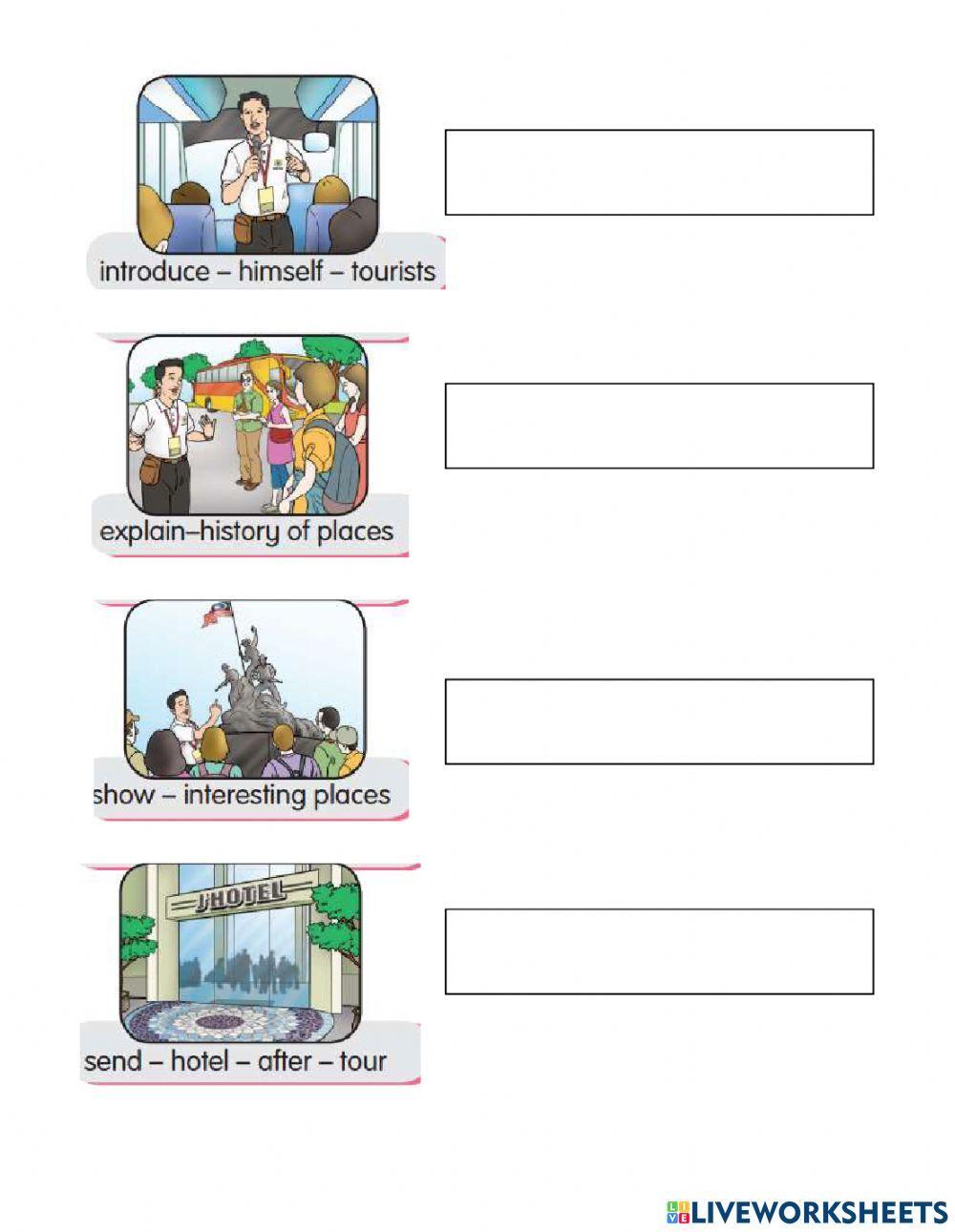English year six text book page 49 simple present tense, grammar