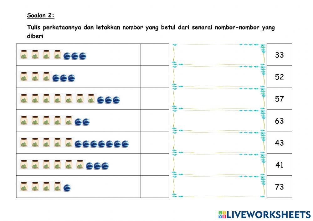Latihan Formatif Perwakilan Nombor