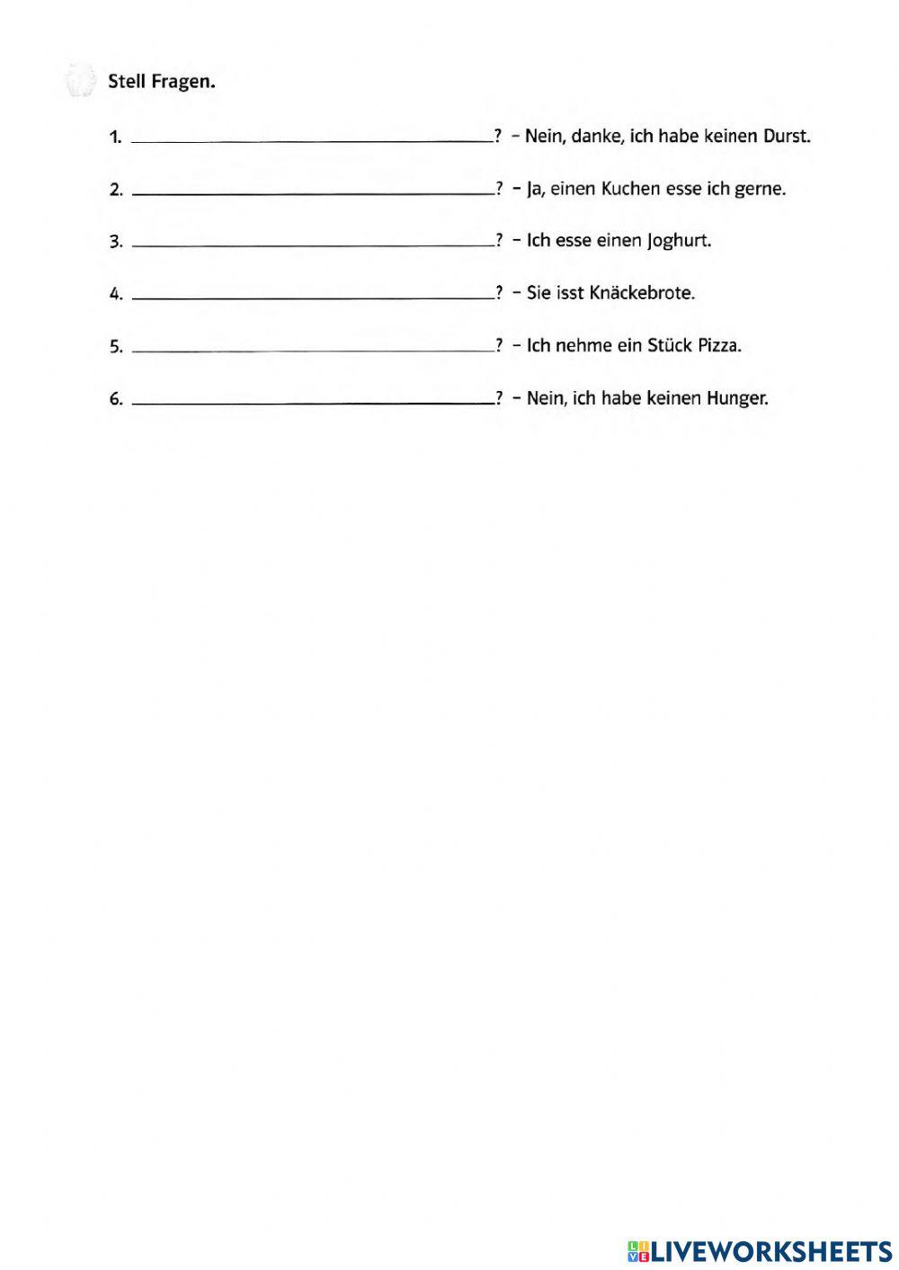 Essen und trinken - 3