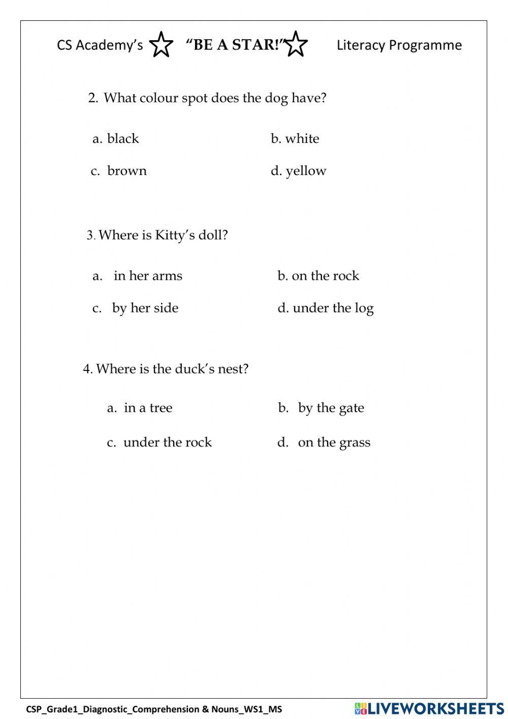 Reading Comprehension-2 Reading Comprehension-2
