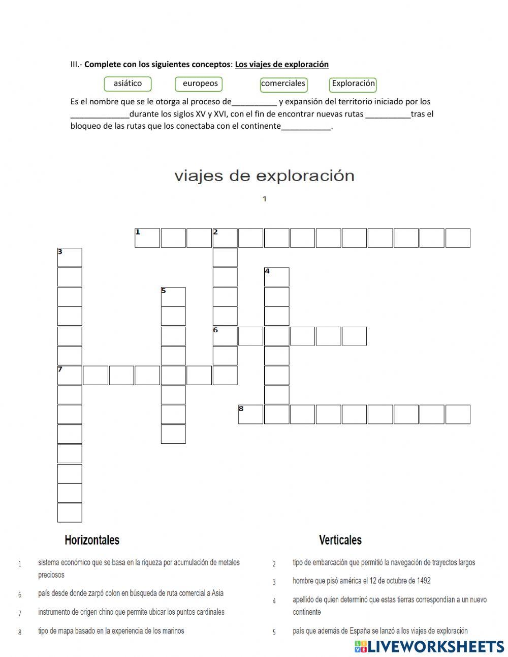 Viajes de exploración
