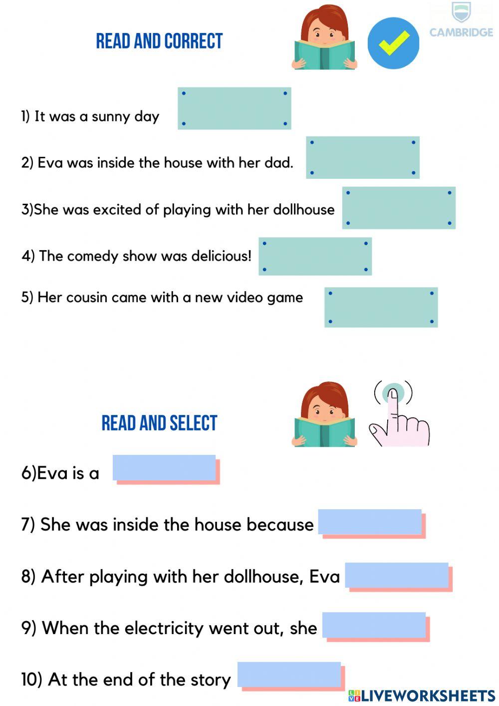 READING COMPREHENSION PRE JUNIOR 2 2021