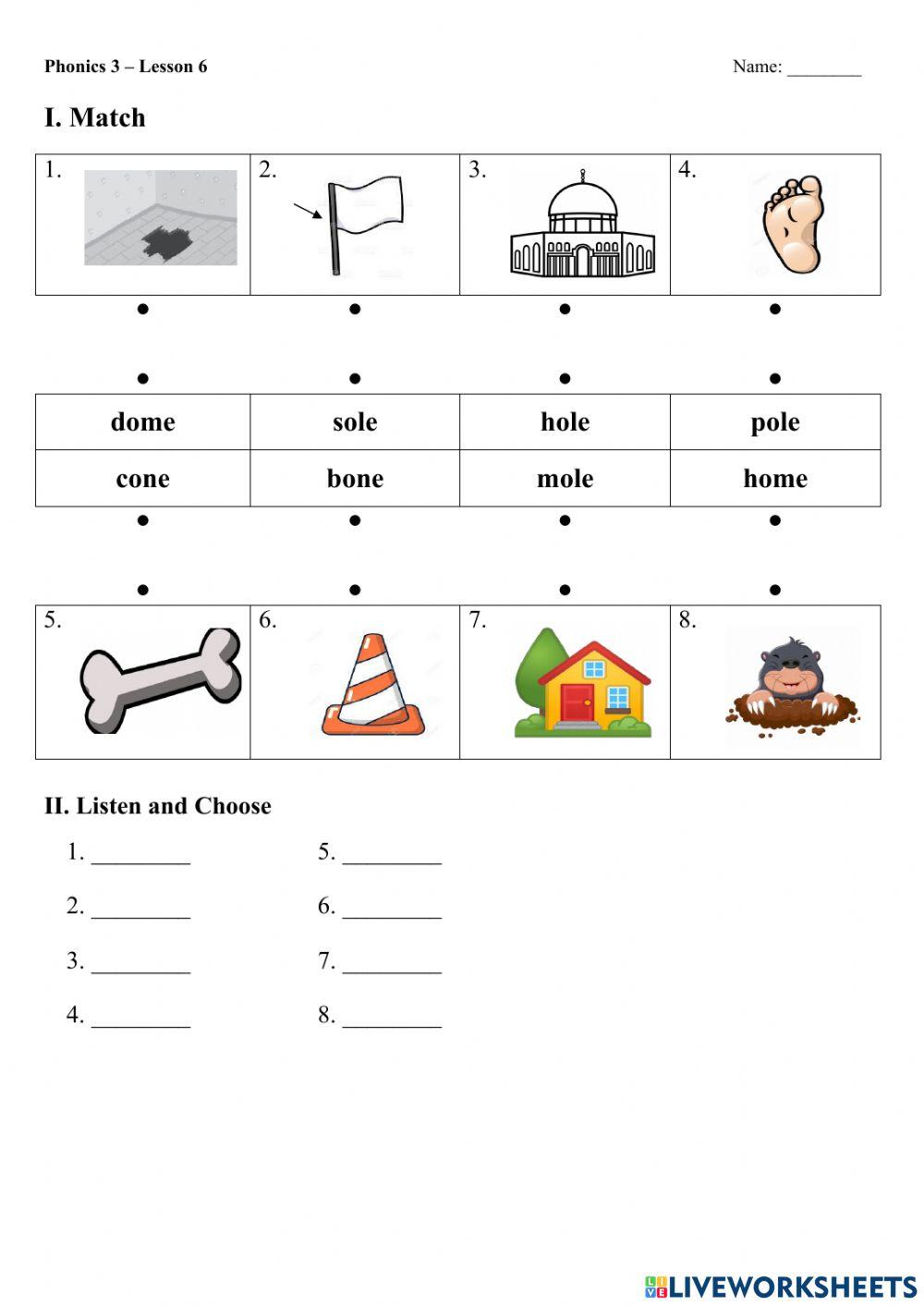 Phonics 3 L6