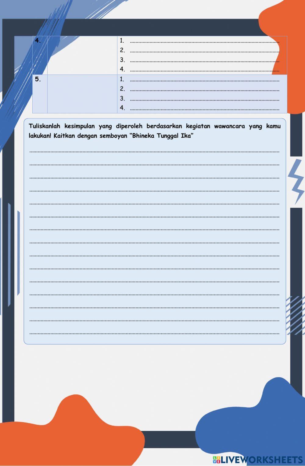 LKPD Kelas 3 - Tema  8 Subtema 1 Pembelajaran 5