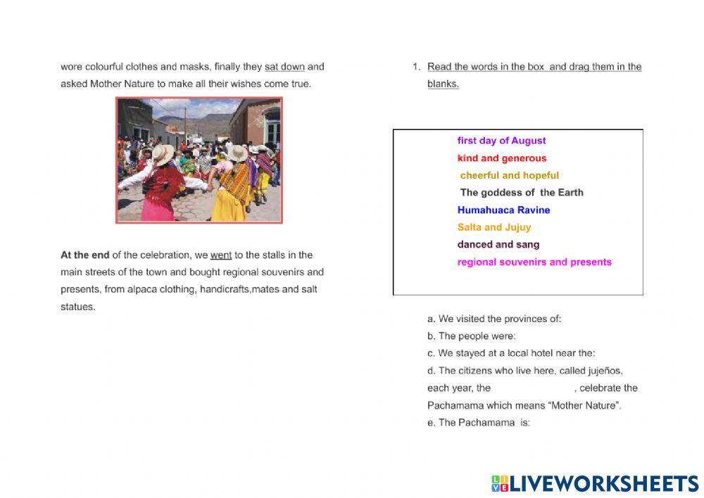 Pachamama Celebration