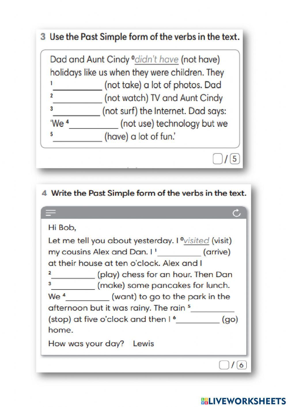 Children 5 grammar test