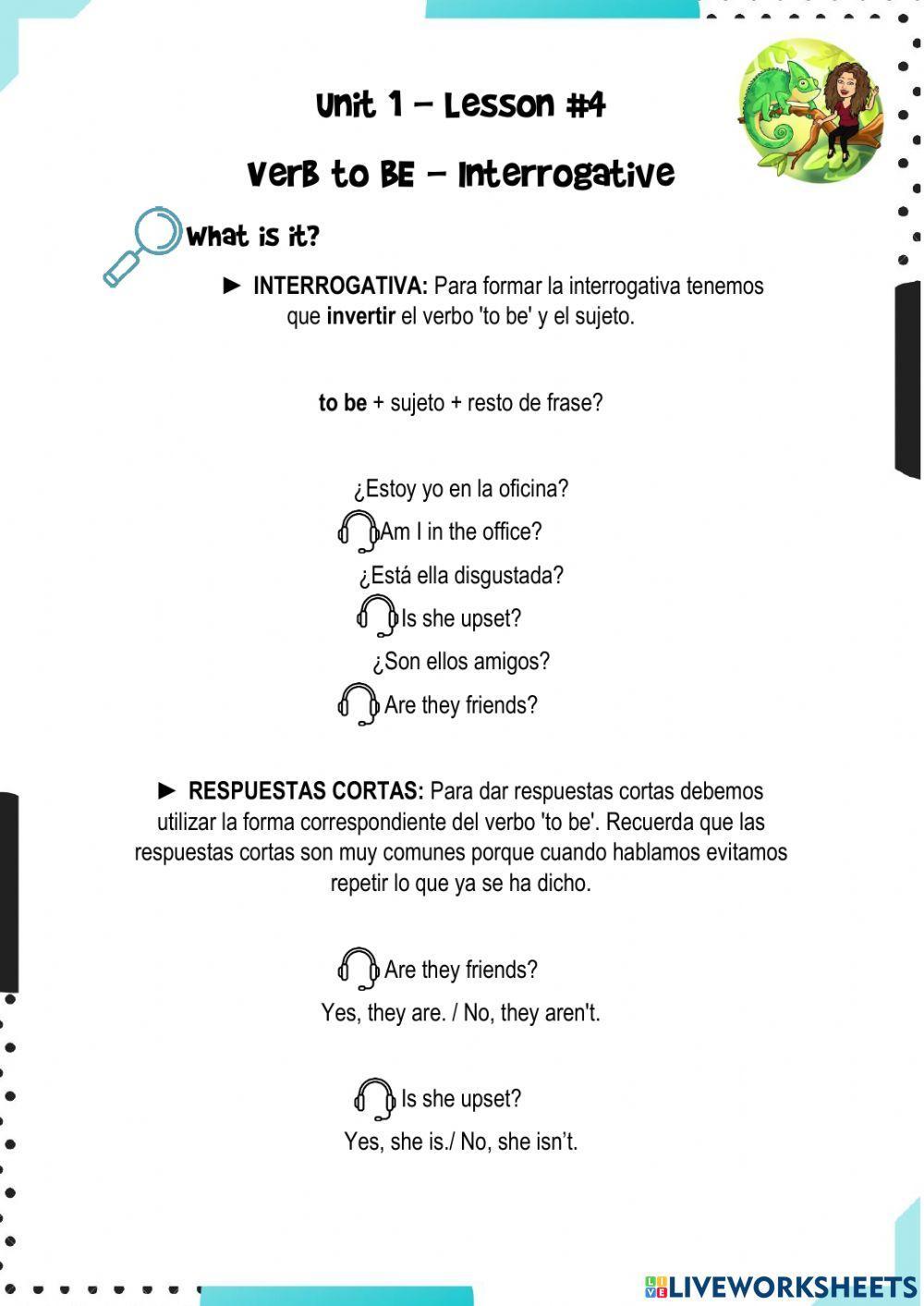 FinEs English I Lesson 4