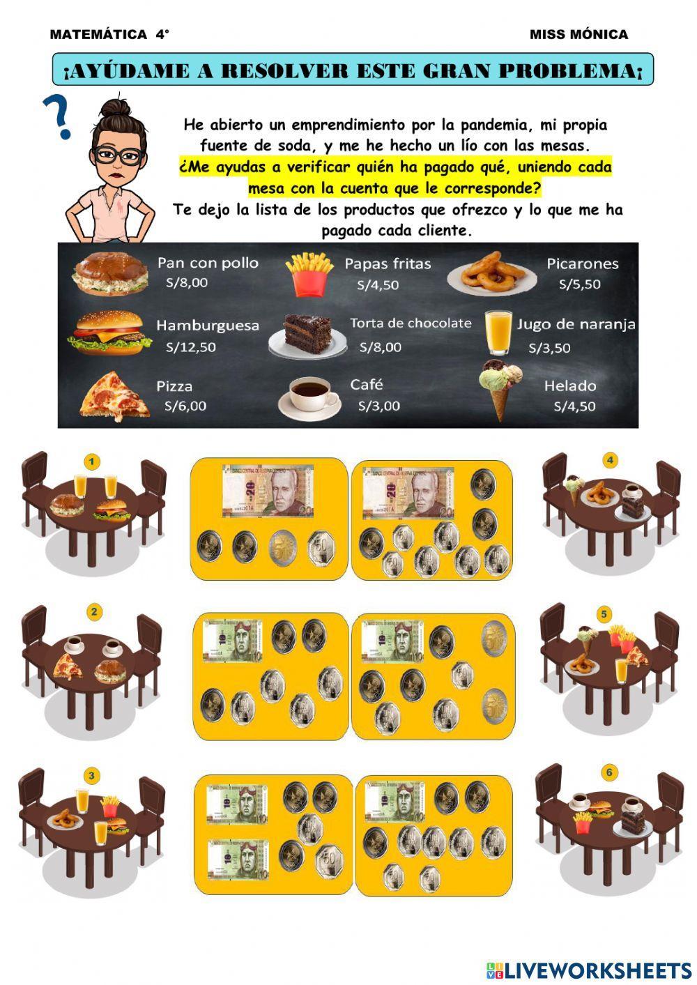 Pagamos con billetes y monedas del Perú