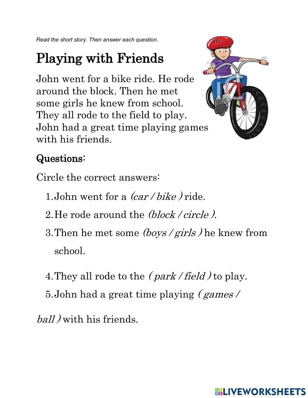 Short story: Making Friends