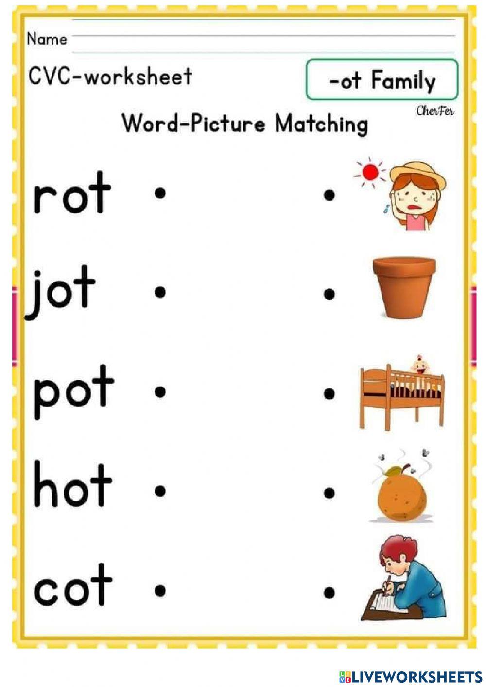 Ot Family word picture matching