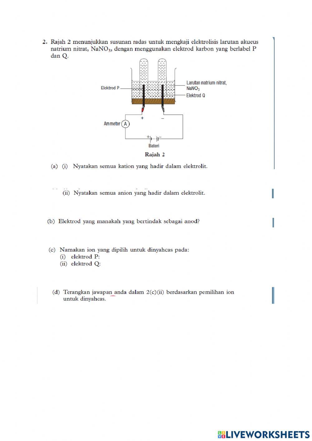 Latihan soalan struktur Bab 6 KSSM T5 Sains