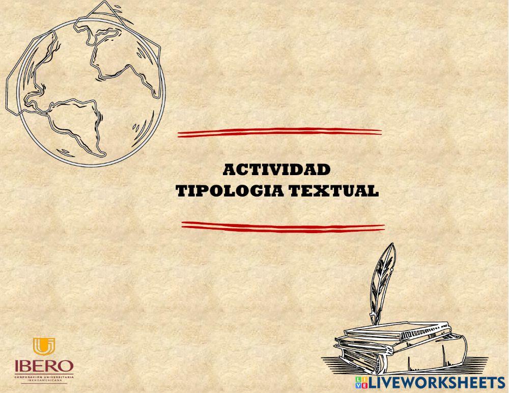 Tipología textual