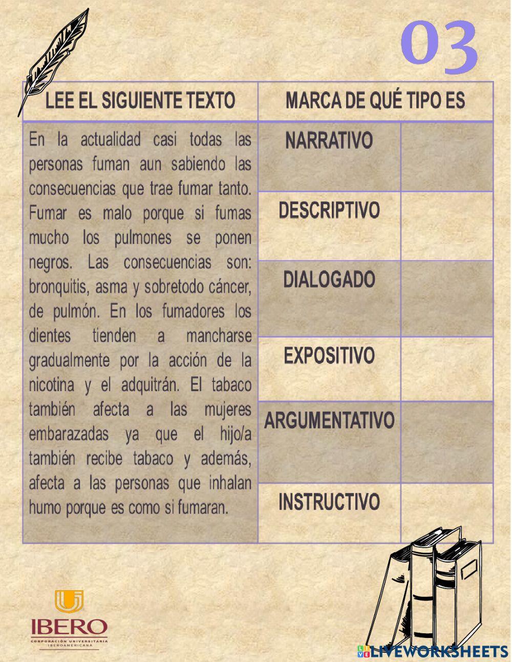 Tipología textual
