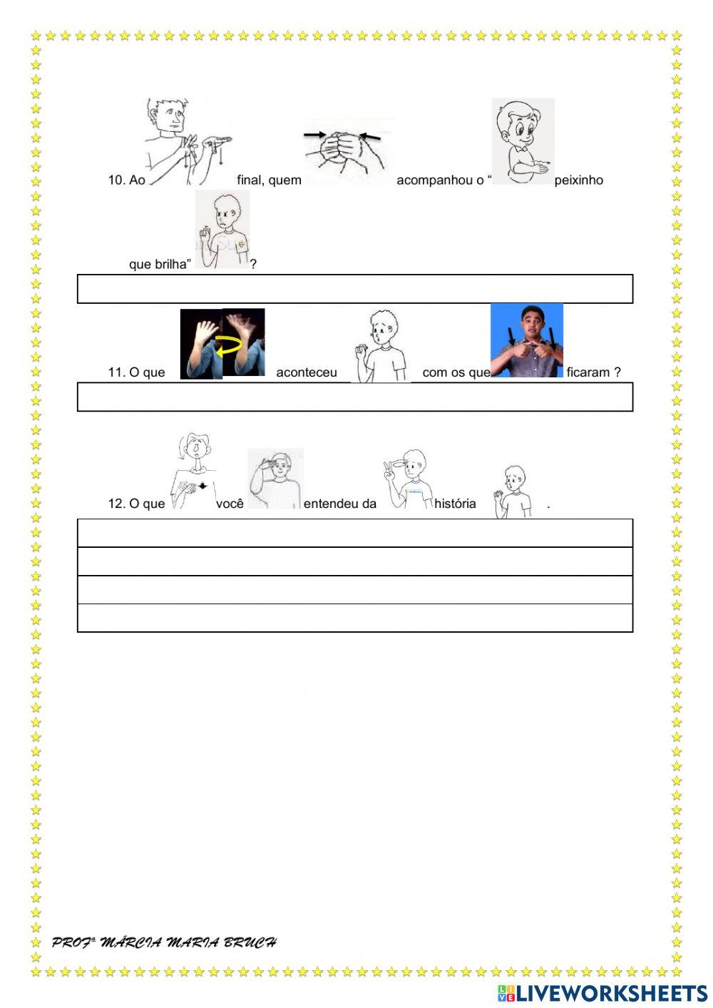 Libras-Literatura Infantil-O Peixe que brilha