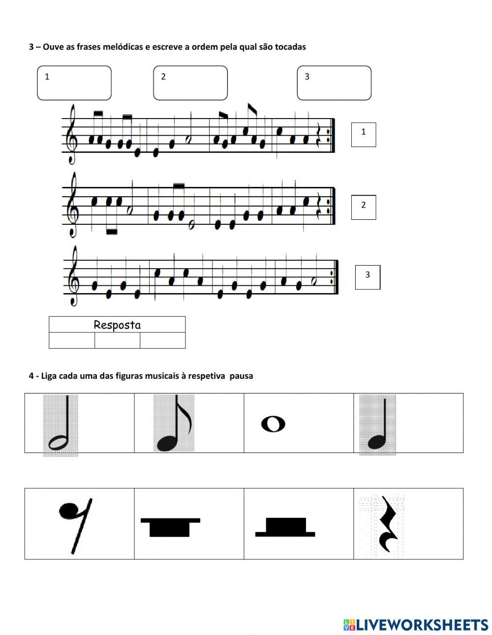 Notação Musical 5º ano 5082345 | MariaVeiga | Live