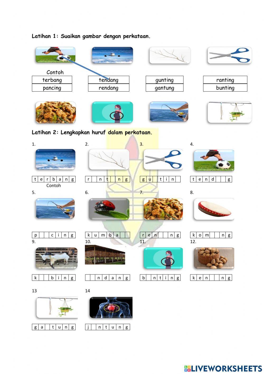 Kemahiran 20. Perkataan KVK+KVKK
