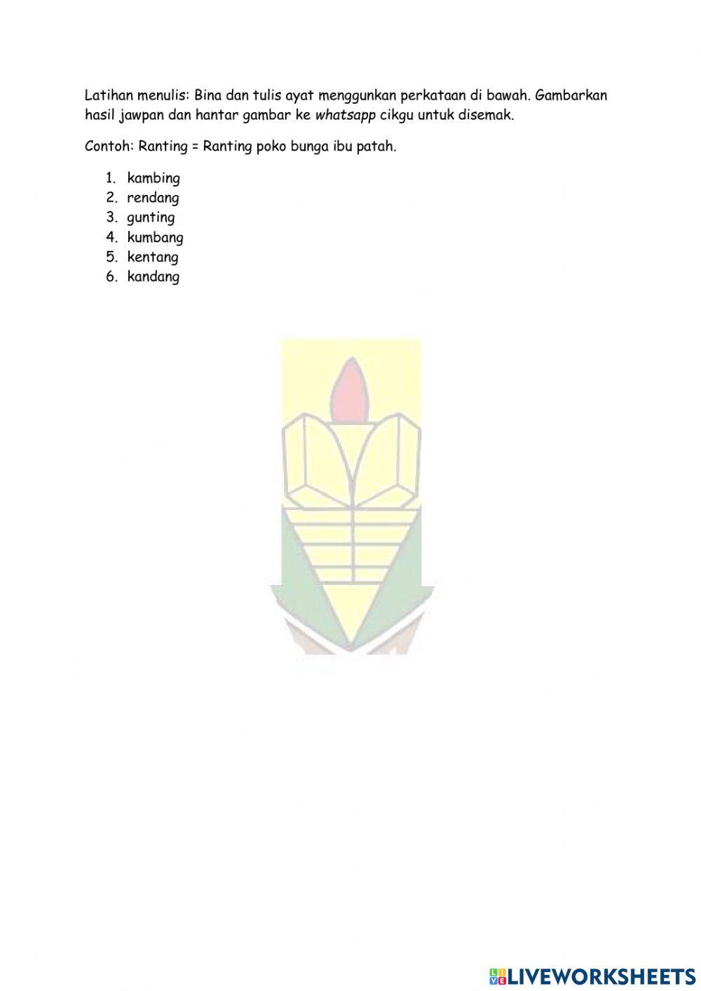 Kemahiran 20. Perkataan KVK+KVKK