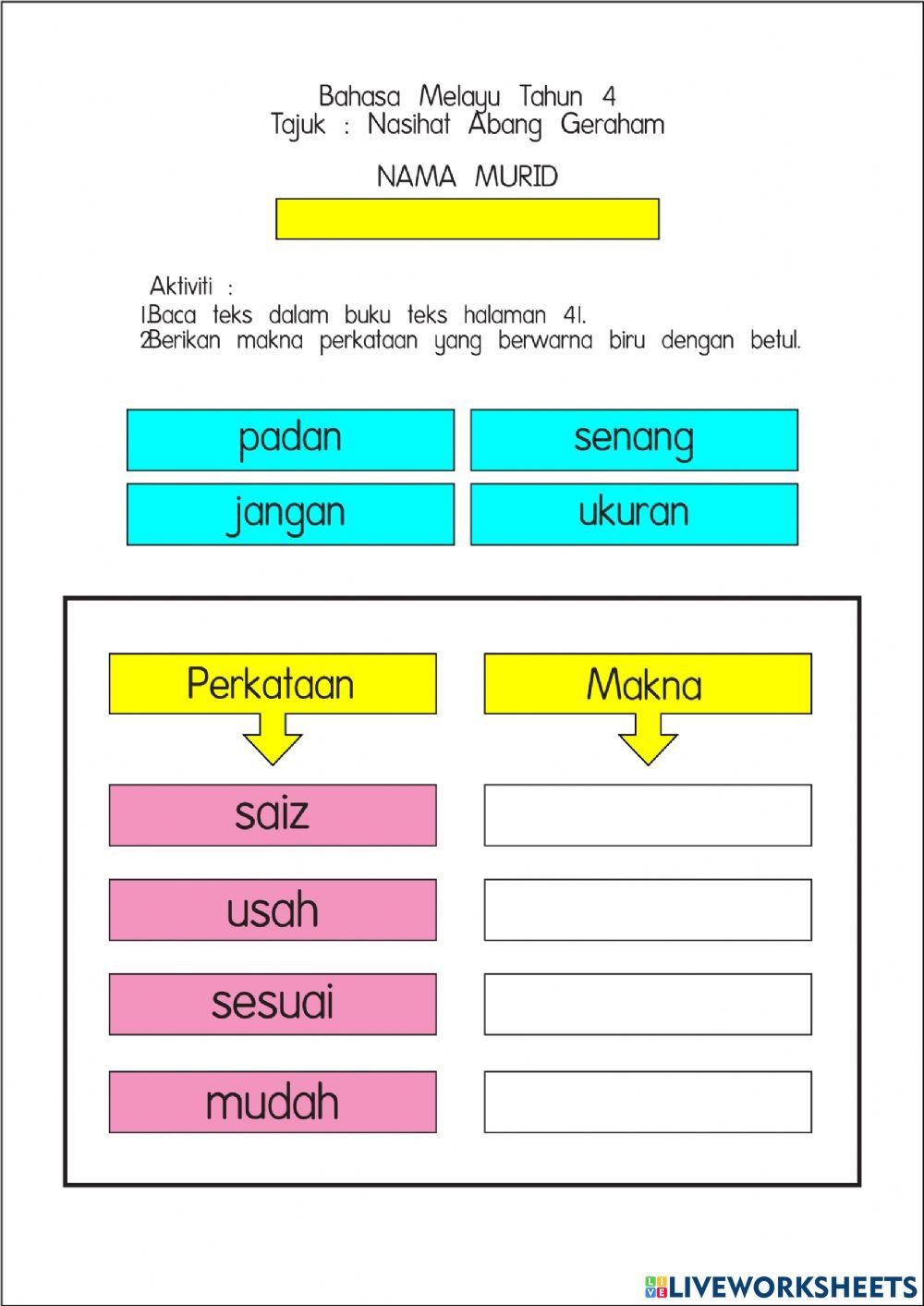 Nasihat Abang Geraham
