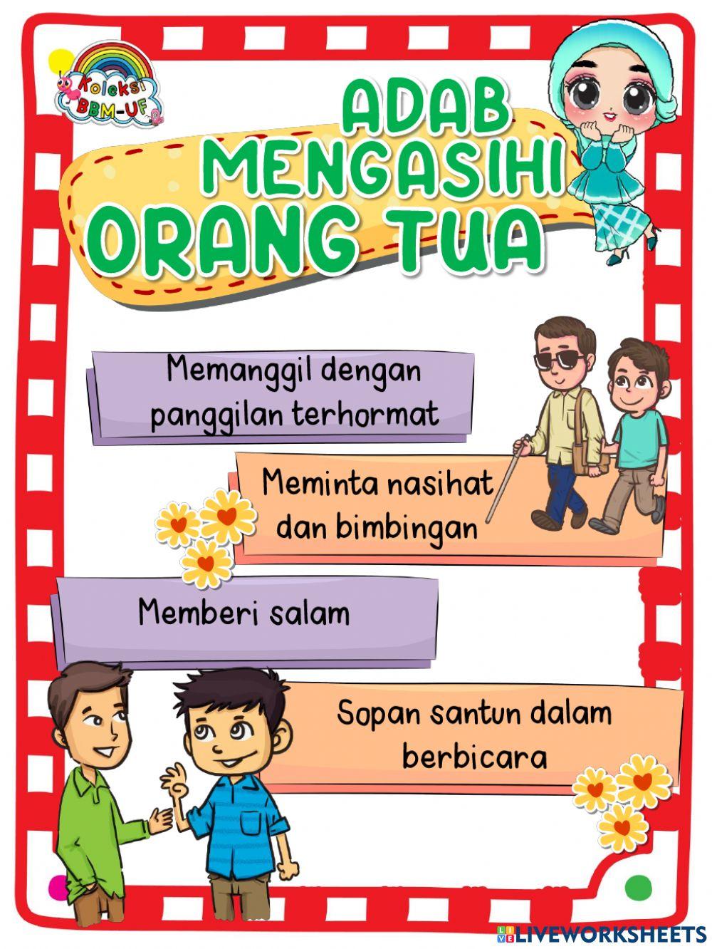 Kasihi yang muda,hormati yang tua