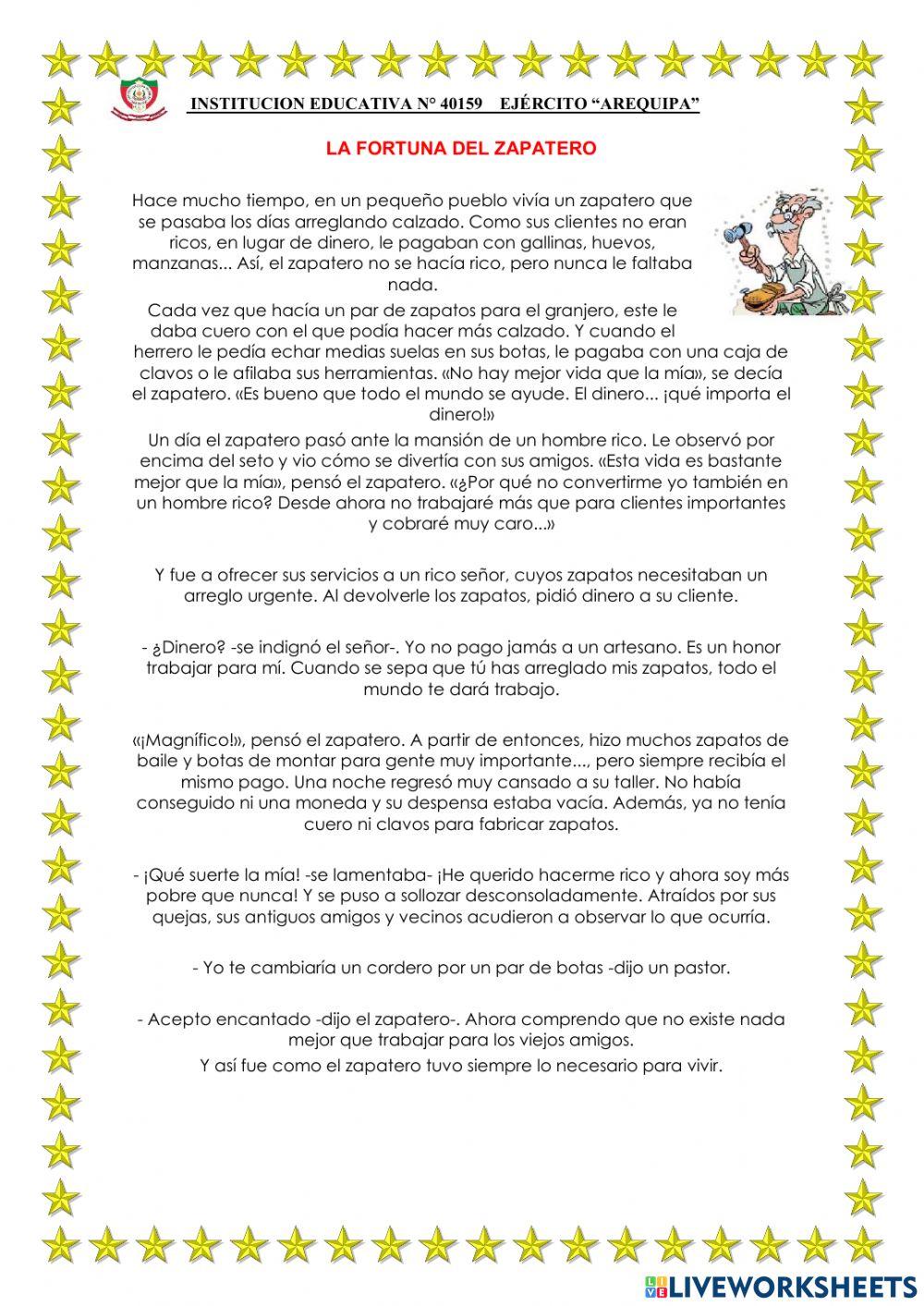 Lafortuna del zapatero