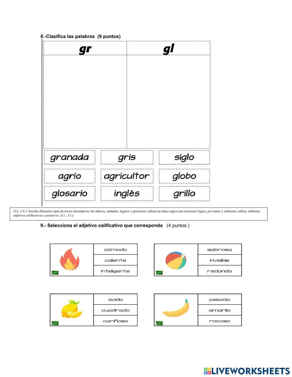 Final quimestre lengua