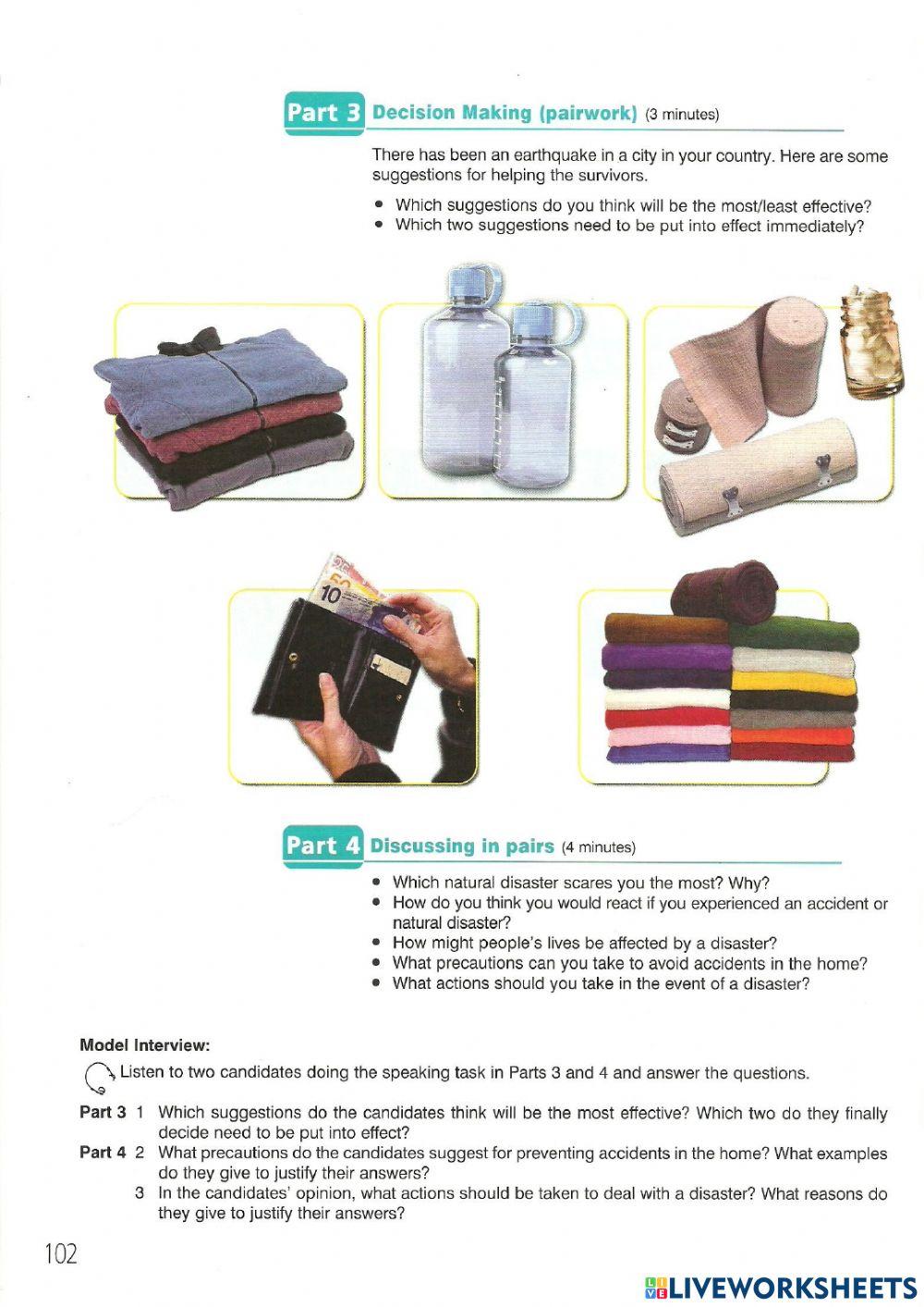 FCE(1) Speaking Test - 9