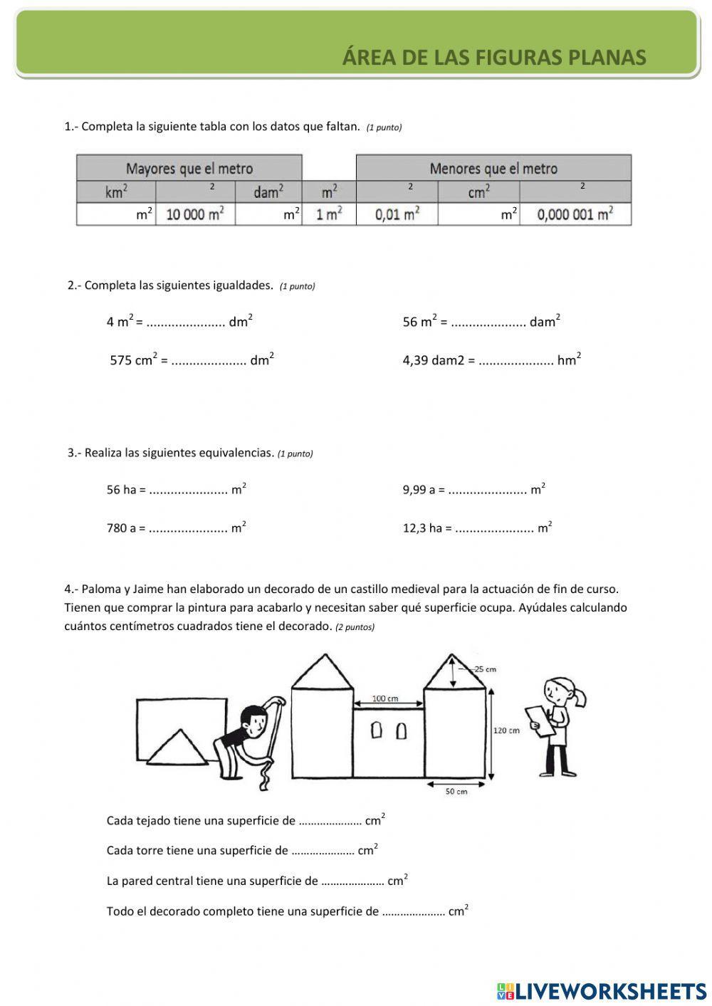 Area de figuras planas - 5