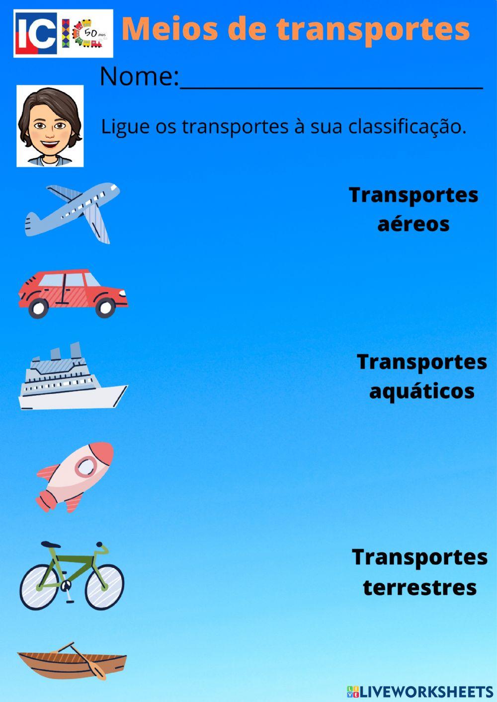 Meios de transportes