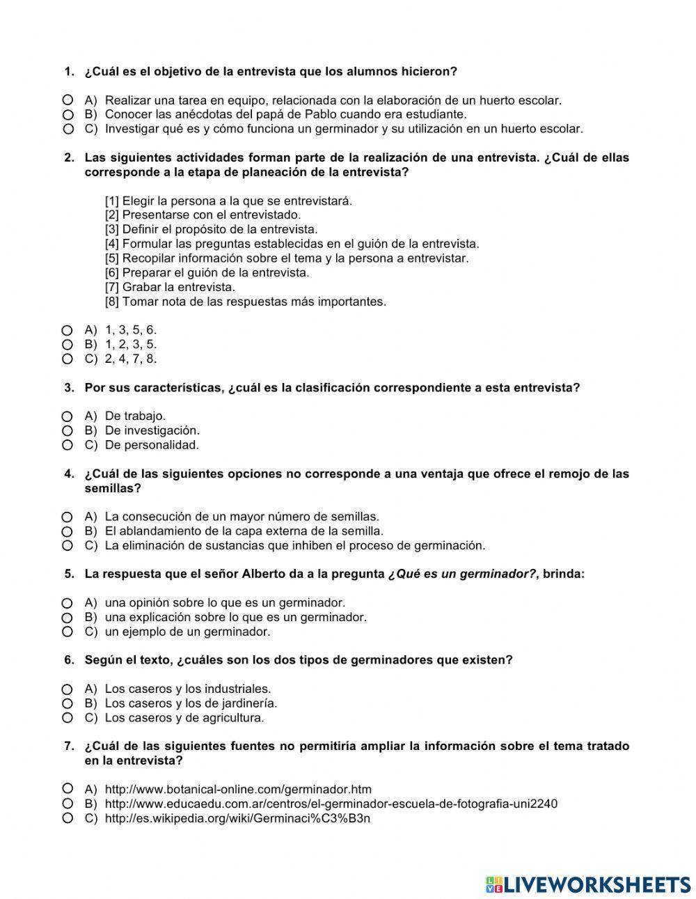 Comprensión lectora