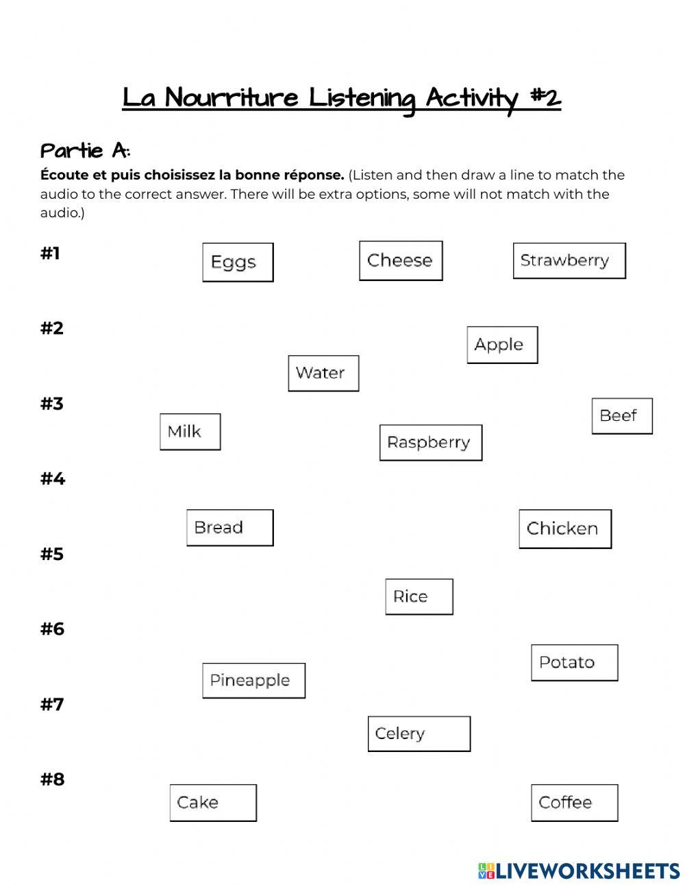 French Food Listening - 2 (6M)
