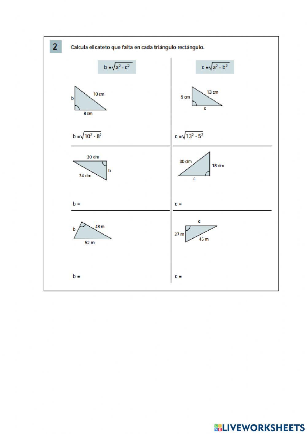 Teorema de Pitágoras