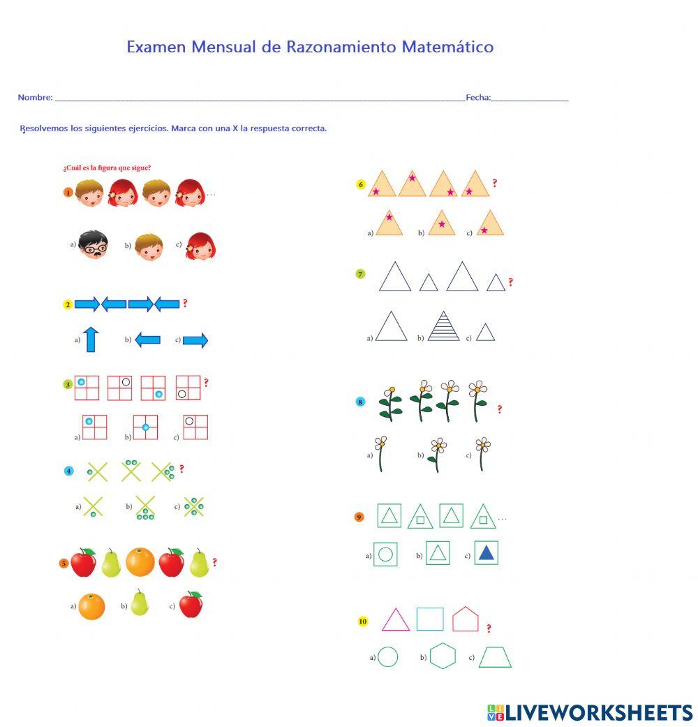 Examen Psicotécnico