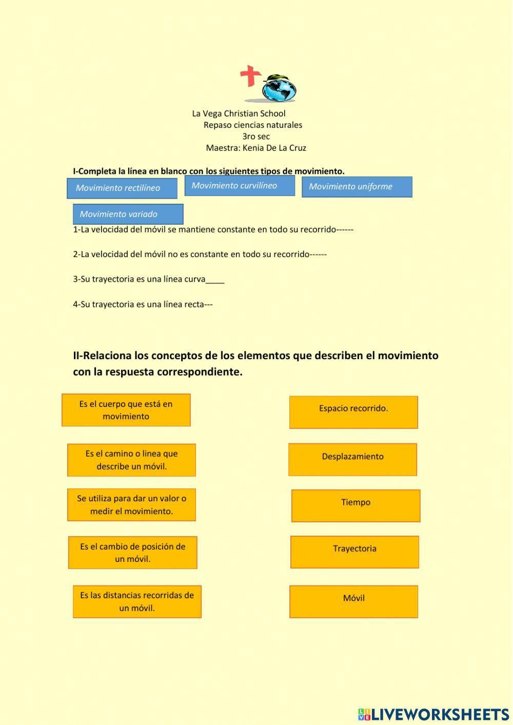 Repaso teórico movimiento