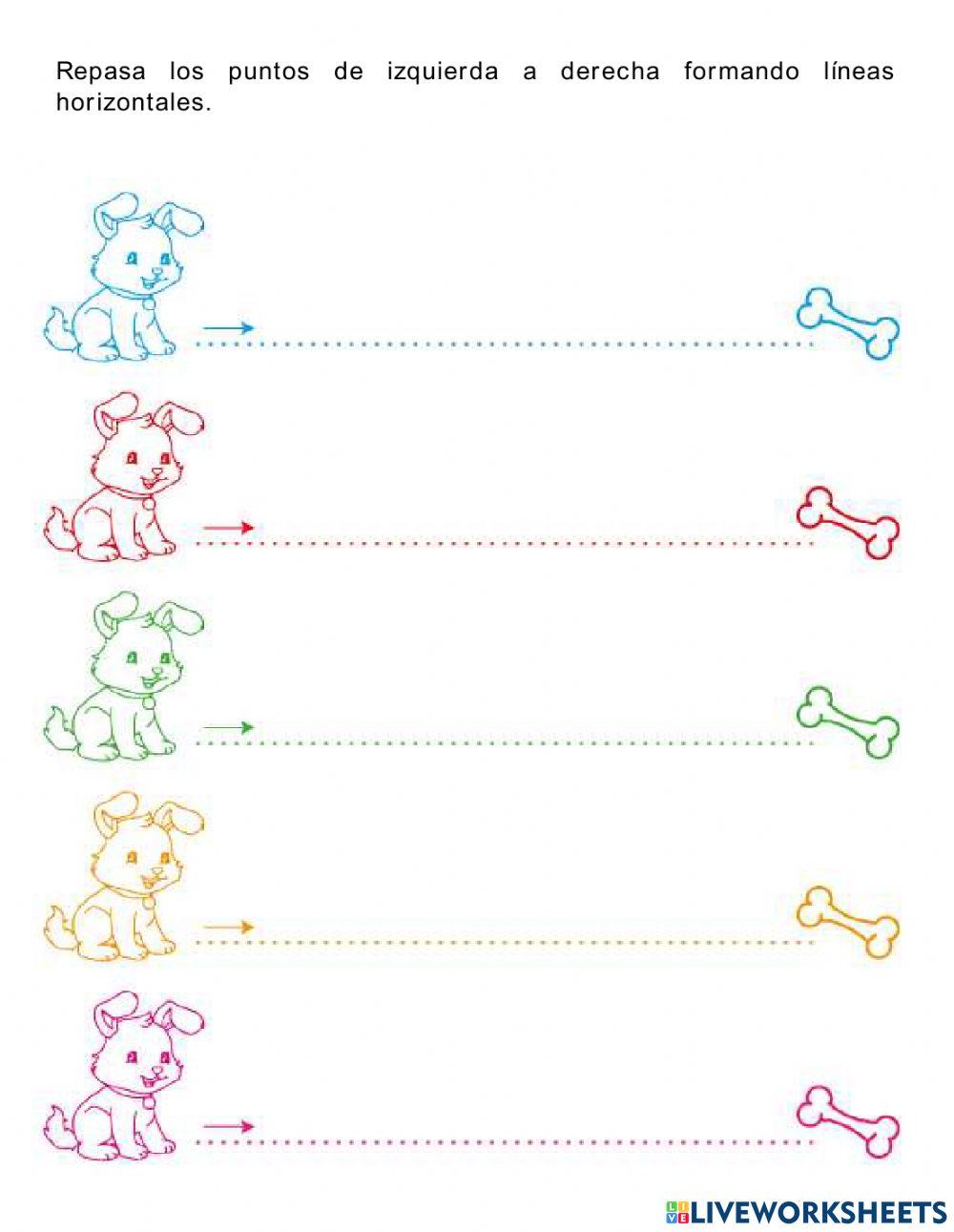 Líneas verticales y horizontales