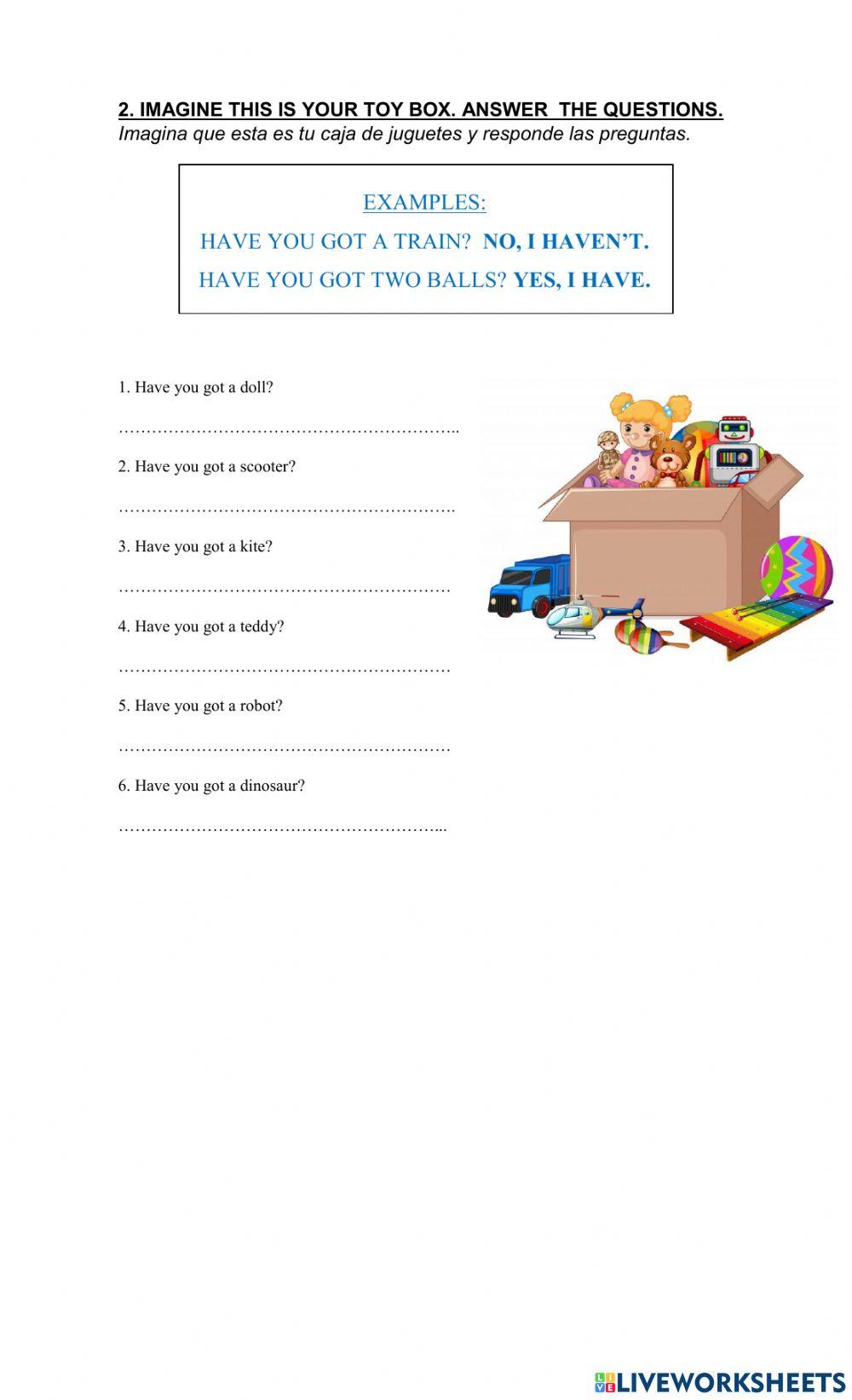 Vocabulary and grammar