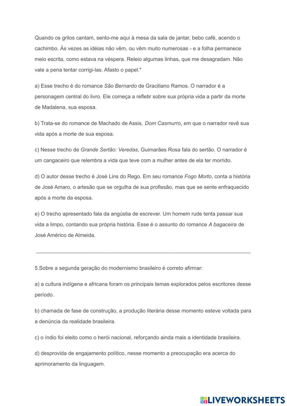 Modernismo 2ª geração