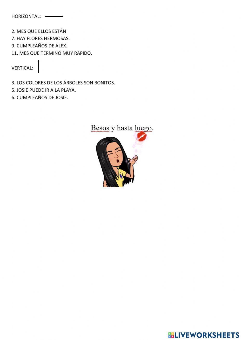 Repaso días y meses